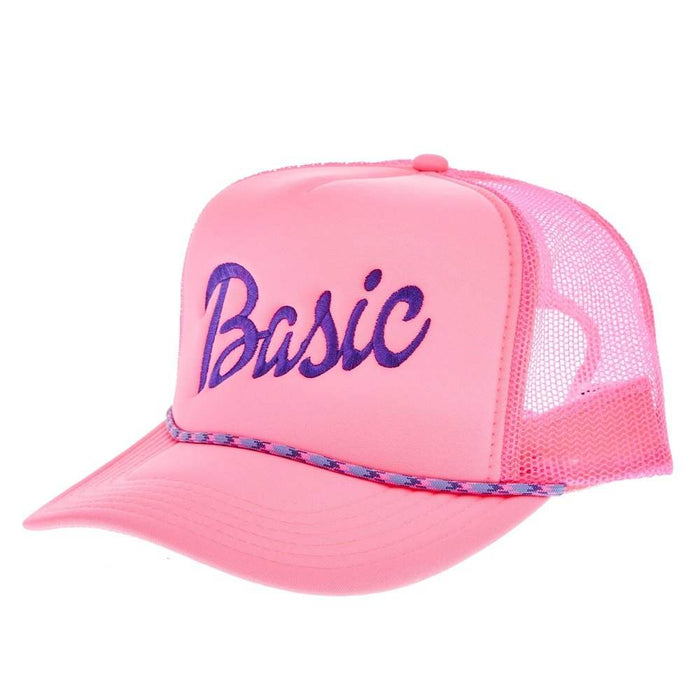 Pierce & Pine Womens Hot Pink Basic Cap
