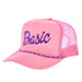Pierce & Pine Womens Hot Pink Basic Cap