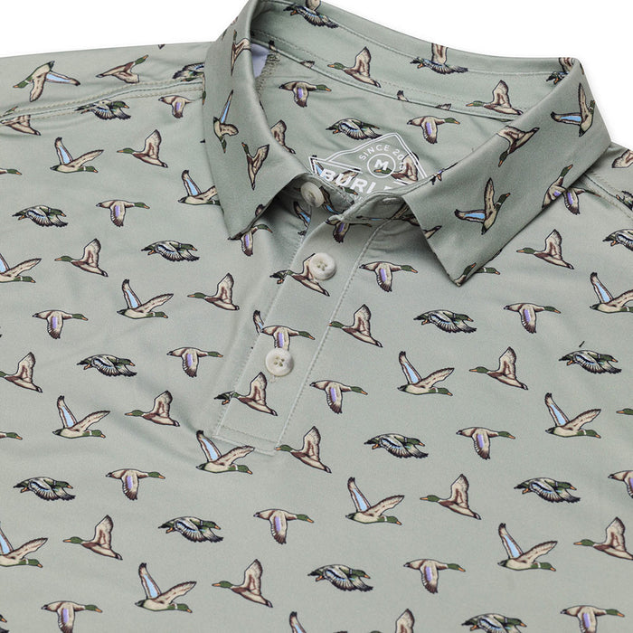 Burlebo Men's Flying Ducks Performance Polo