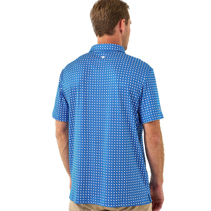 Burlebo Men's Blue Texas Polo Shirt