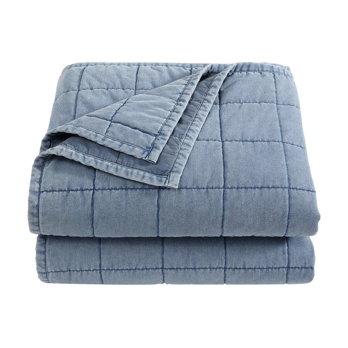 Hiend Accents Stonewashed Denim Quilt Set