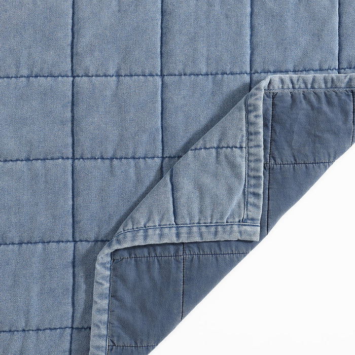 Hiend Accents Stonewashed Denim Quilt Set