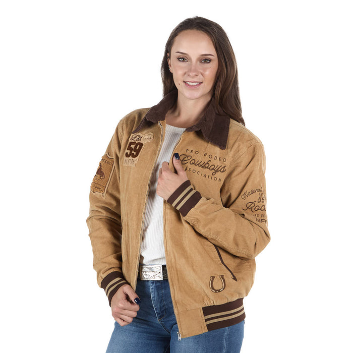Rodeo Quincy Tan Bronc Bomber Jacket