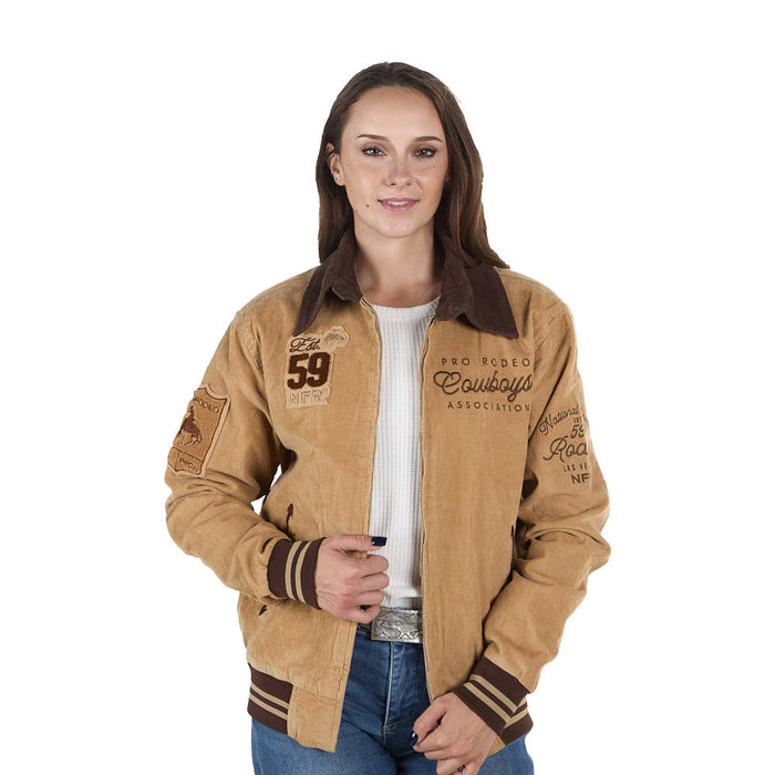 Rodeo Quincy Tan Bronc Bomber Jacket