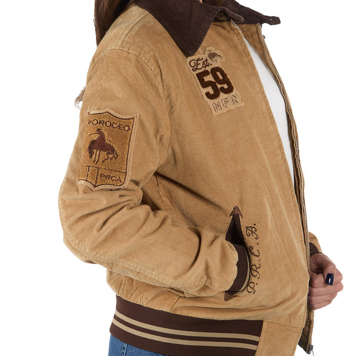 Rodeo Quincy Tan Bronc Bomber Jacket