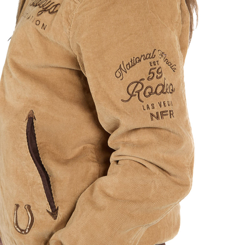 Rodeo Quincy Tan Bronc Bomber Jacket