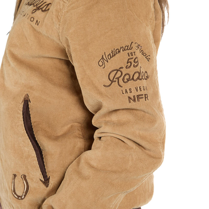 Rodeo Quincy Tan Bronc Bomber Jacket