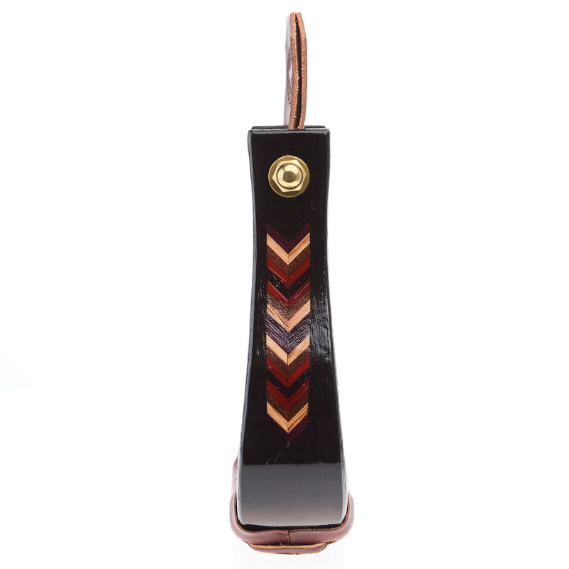 Nettles Country 2in. Premier Flat Bottom Arrow Commanche Oak Stirrups