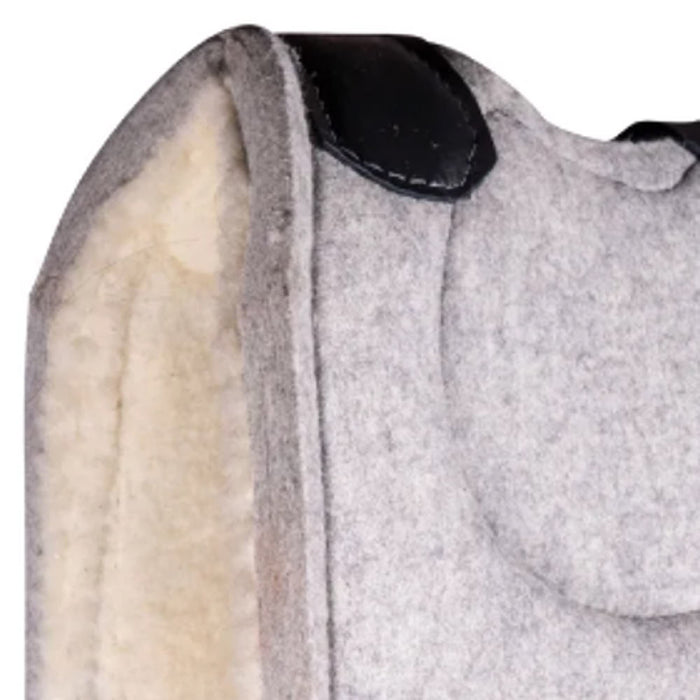 Professionals Choice Precision Relief Deluxe Felt Barrel Saddle Pad
