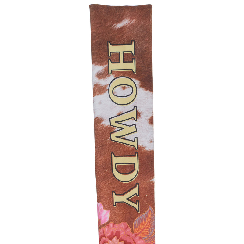 Prorate Equine Howdy Cow Print Lycra Tail Bag