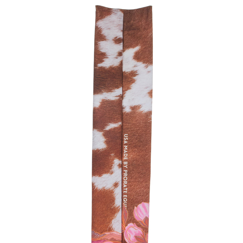 Prorate Equine Howdy Cow Print Lycra Tail Bag