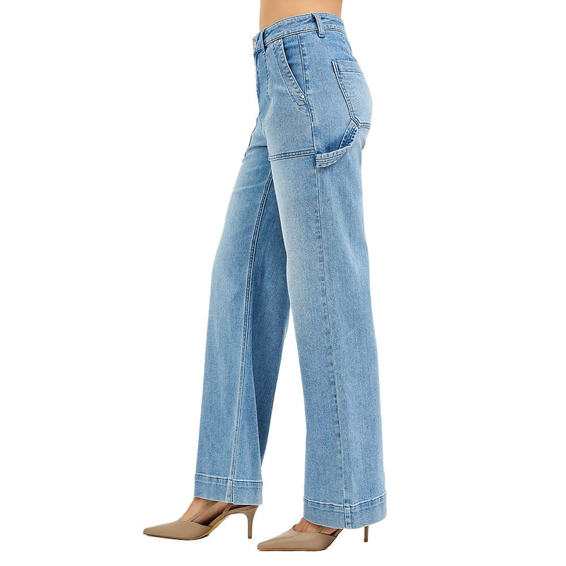Risen Jeans Women's Medium Cargo Front Pocket Jeans