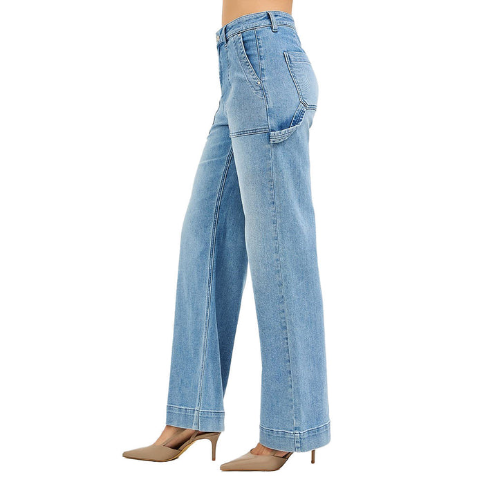 Risen Jeans Women's Medium Cargo Front Pocket Jeans