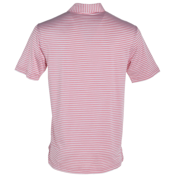 Southern Marsh Men's Bermuda Stripe Rhubarb Polo