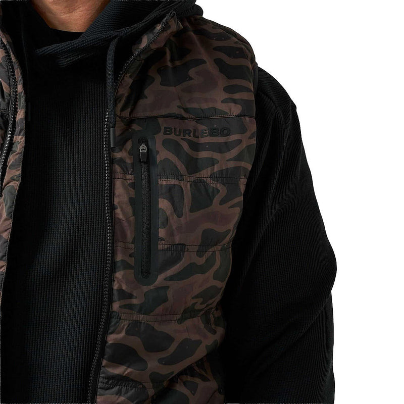 Burlebo Men's Bendita Camo Puffer Vest