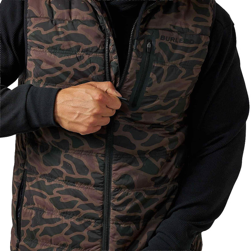 Burlebo Men's Bendita Camo Puffer Vest
