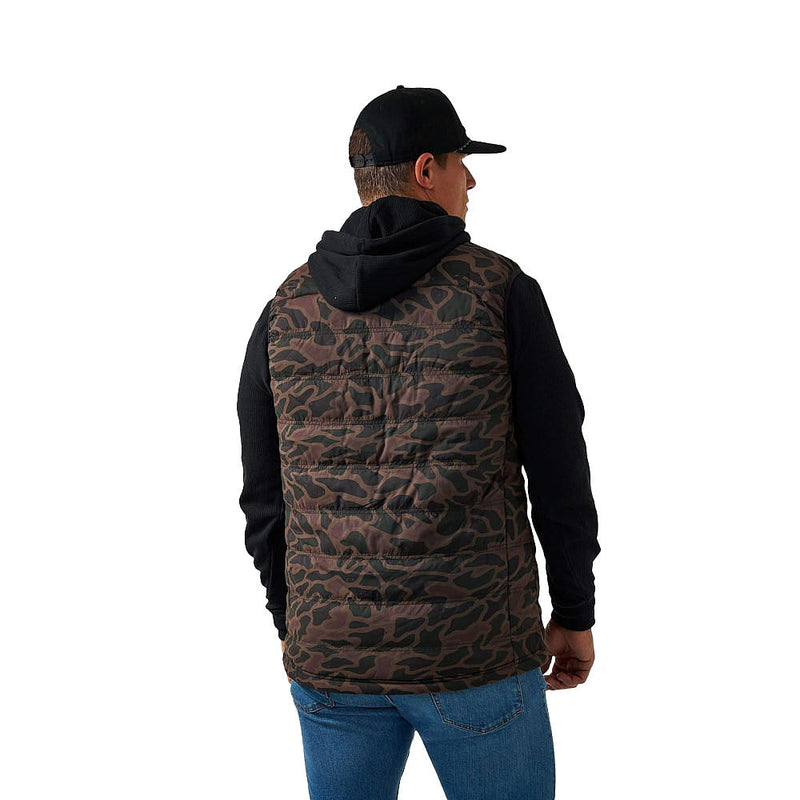 Burlebo Men's Bendita Camo Puffer Vest