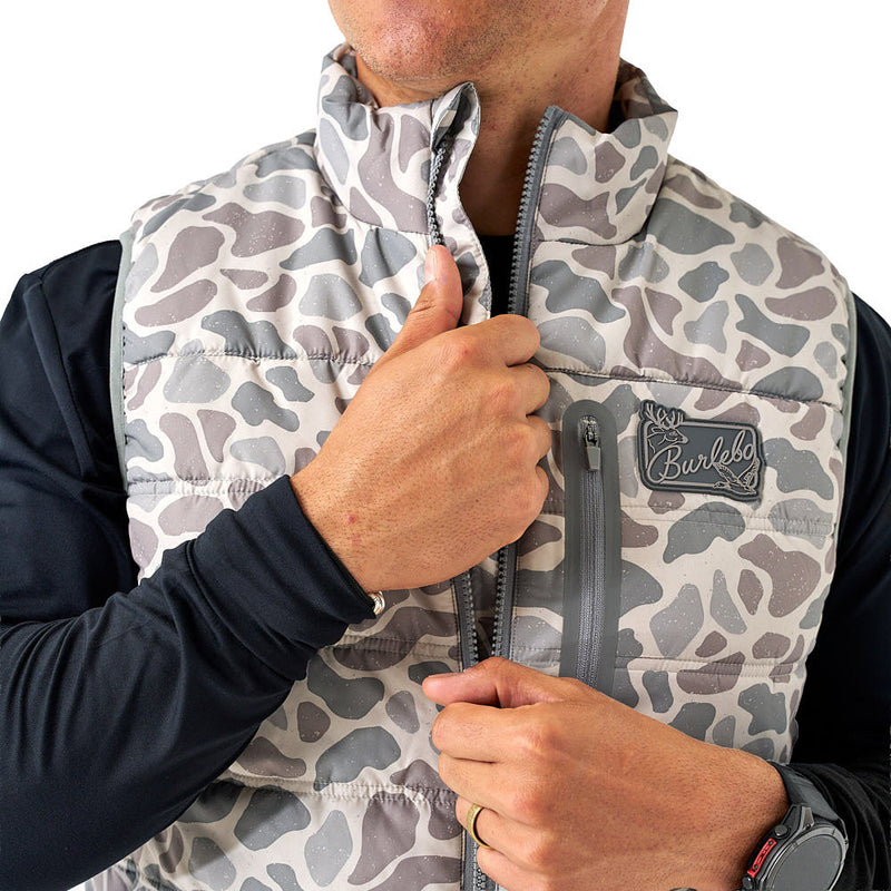 Burlebo Men's Classic Deer Camo Vest