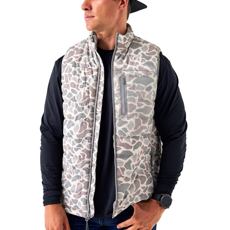 Burlebo Men's Classic Deer Camo Vest
