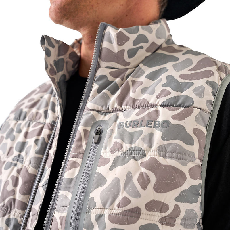 Burlebo Men's Classic Deer Camo Vest