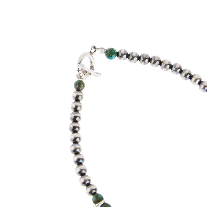 Paige Wallace Tiny Charm with Turquoise Bracelet
