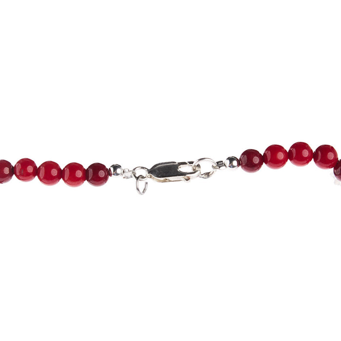 Paige Wallace Coral Cross Necklace