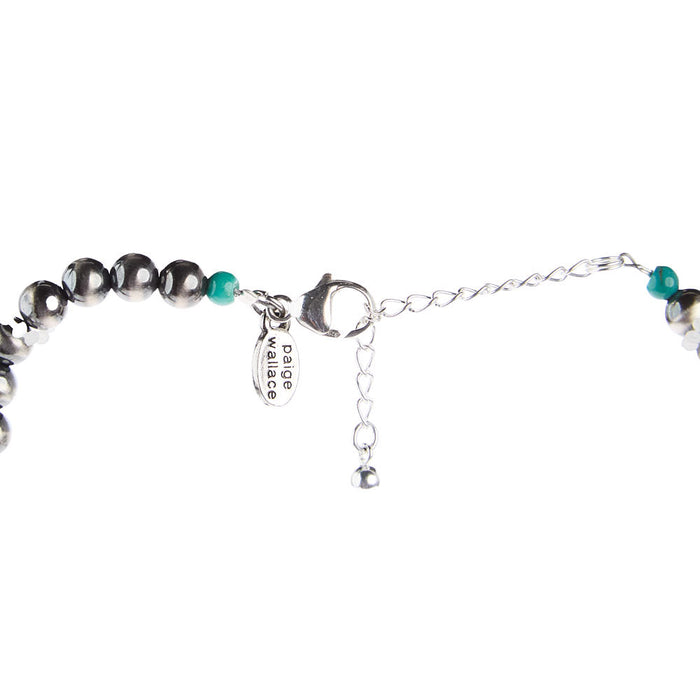 Paige Wallace Navajo Pearl Mix Choker Necklace