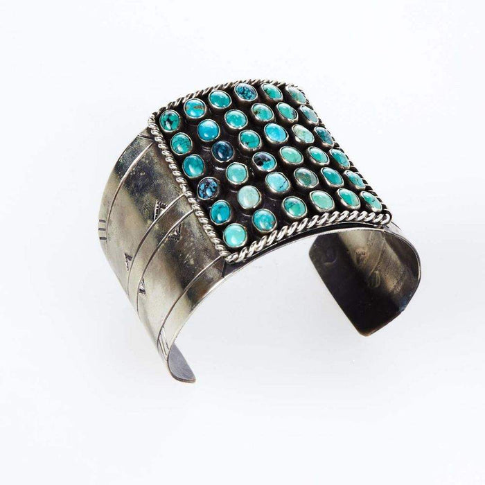 Paige Wallace Turquosie Mulit-Stone Wide Cuff