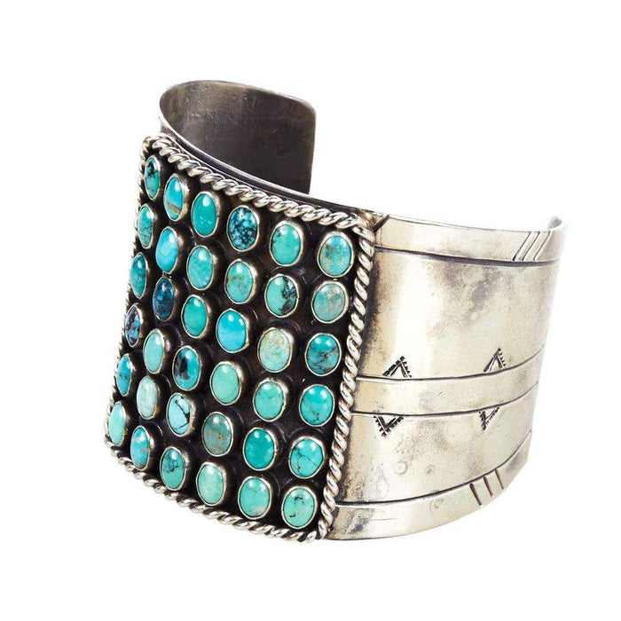 Paige Wallace Turquosie Mulit-Stone Wide Cuff