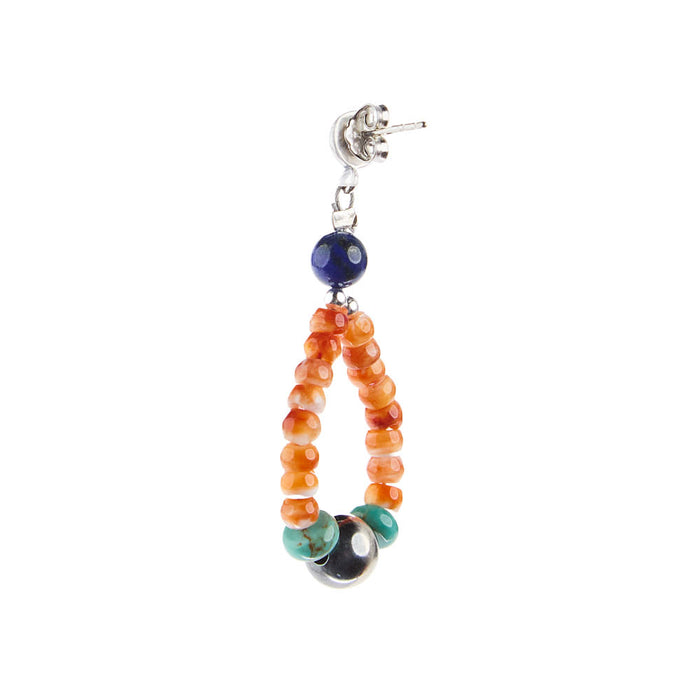 Paige Wallace Spiney Loop Mix Earrings