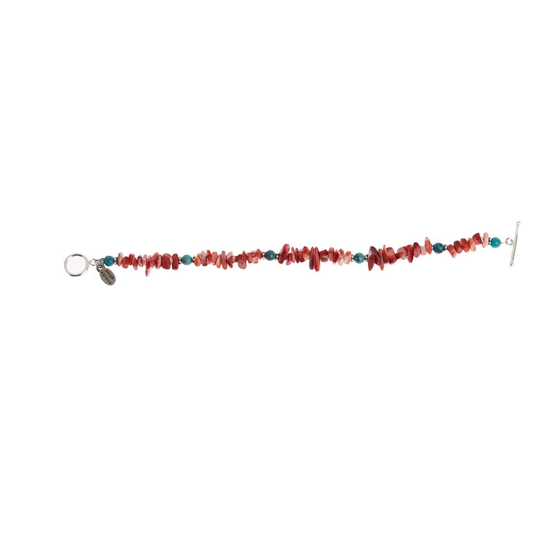 Paige Wallace Red Spiney Bracelet