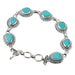 Paige Wallace Turquoise Freeform Link Bracelet