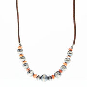 Paige Wallace Spiney Suede Necklace