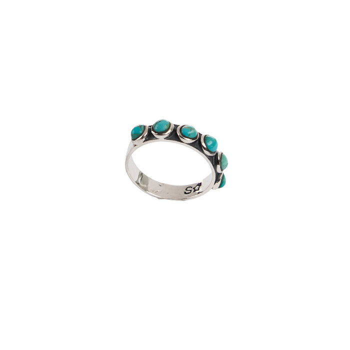 Paige Wallace Turquoise Dot Ring