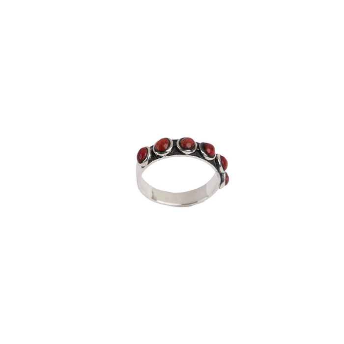 Paige Wallace Coral Dot Ring