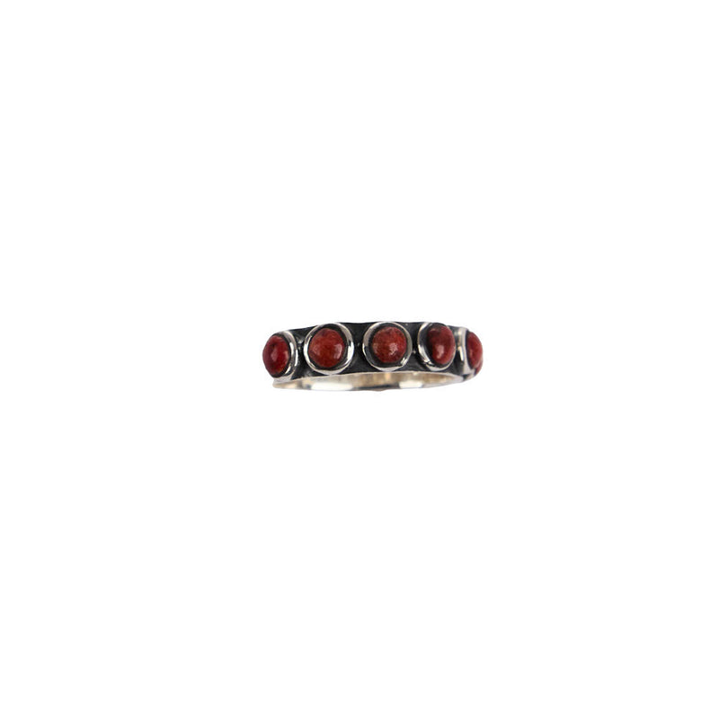 Paige Wallace Coral Dot Ring