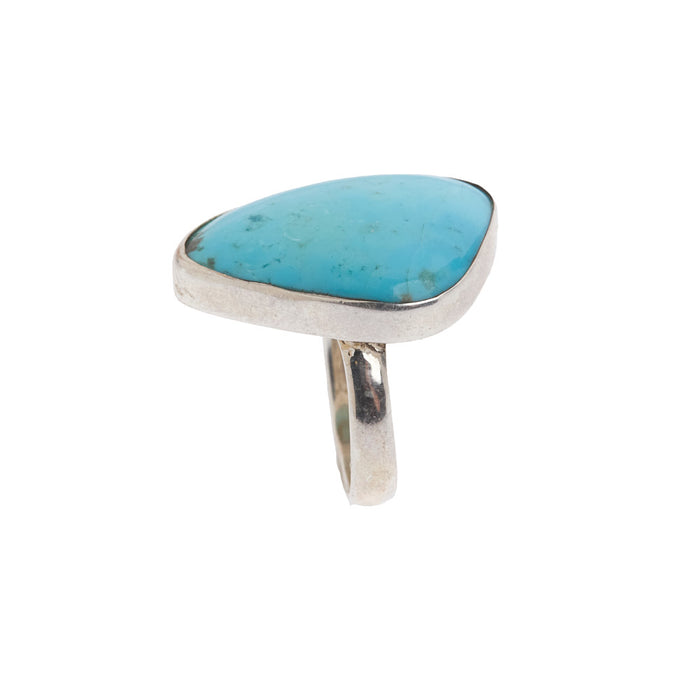 Paige Wallace Freeform Triangle Turquoise Ring