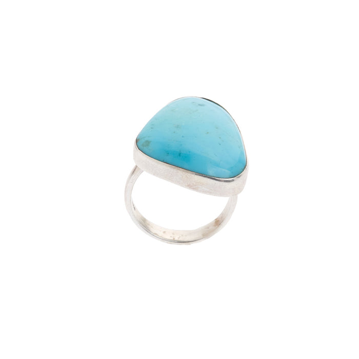 Paige Wallace Freeform Triangle Turquoise Ring