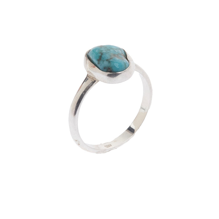 Paige Wallace Small Nugget Turquoise Ring