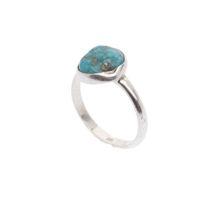 Paige Wallace Small Nugget Turquoise Ring