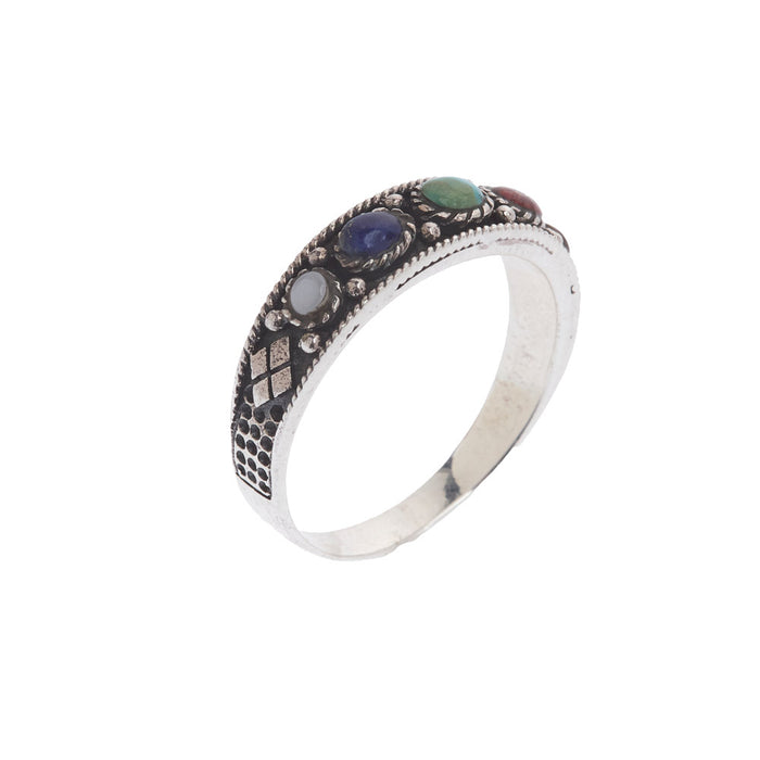 Paige Wallace Small Nugget Turquoise Ring