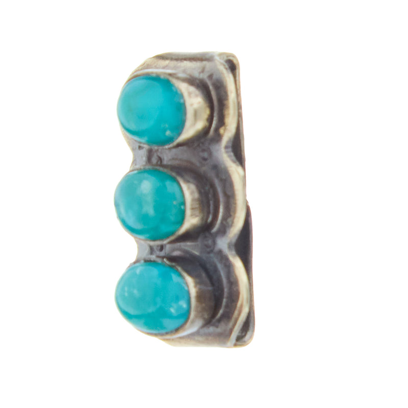 Paige Wallace 3 Stone Turquoise Watch Slide