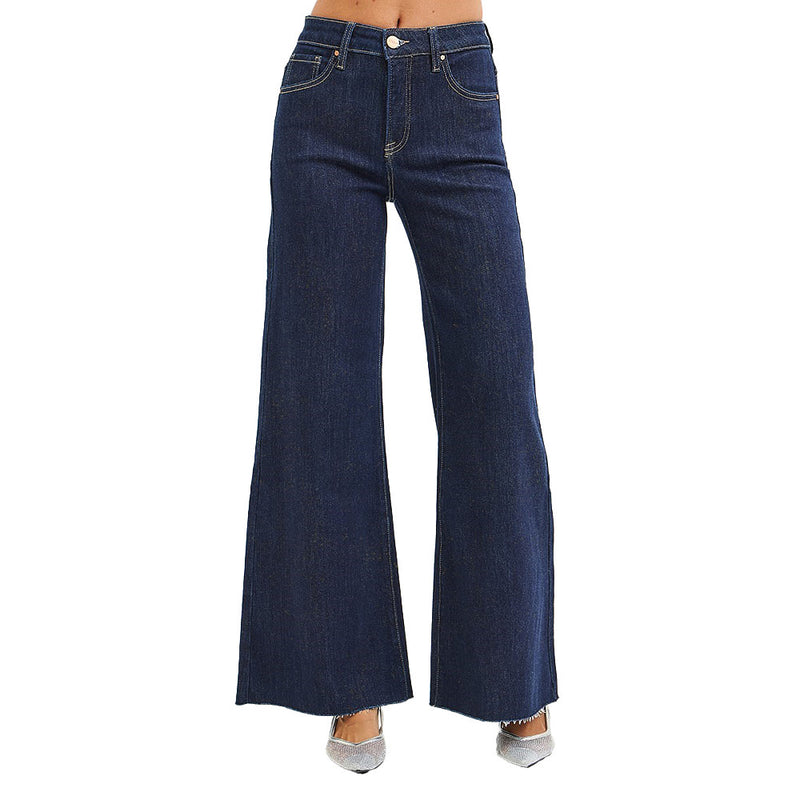 Risen Jeans Women's Dark Lurex Palazzo Pants