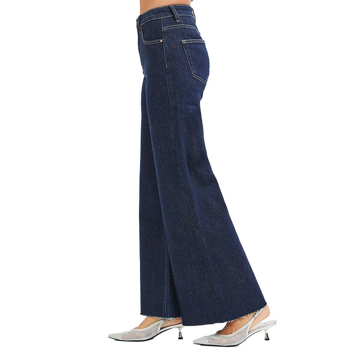 Risen Jeans Women's Dark Lurex Palazzo Pants