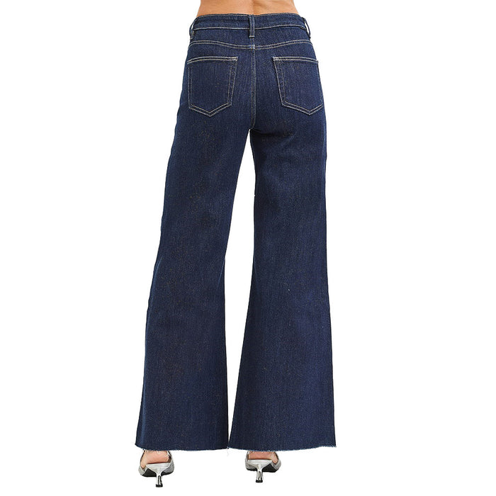 Risen Jeans Women's Dark Lurex Palazzo Pants
