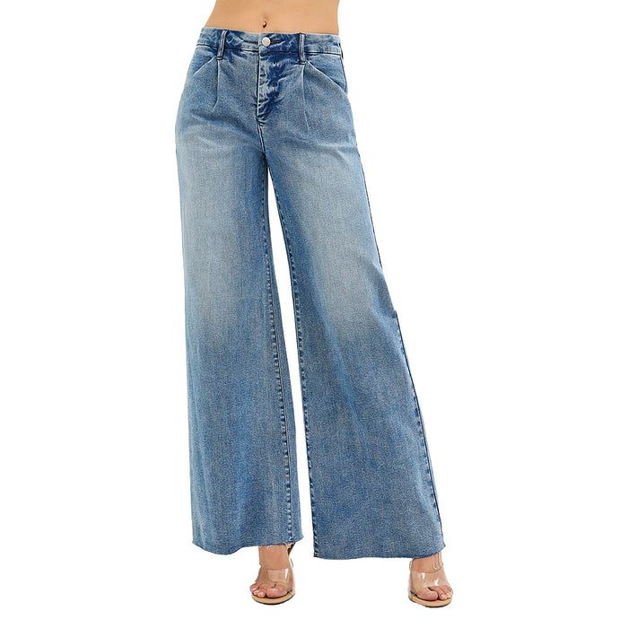 Risen Jeans Women's Medium Wide Leg Jeans