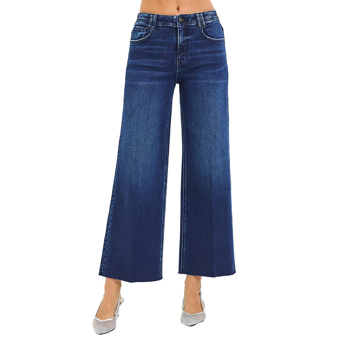 Risen Jeans Women's Dark Ankle Wide Jean