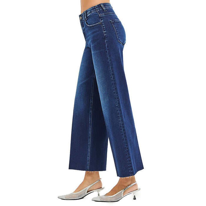 Risen Jeans Women's Dark Ankle Wide Jean