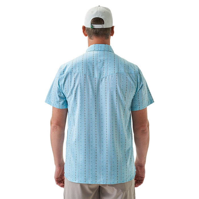 Burlebo Men's Ranch Blue Performance Shirt