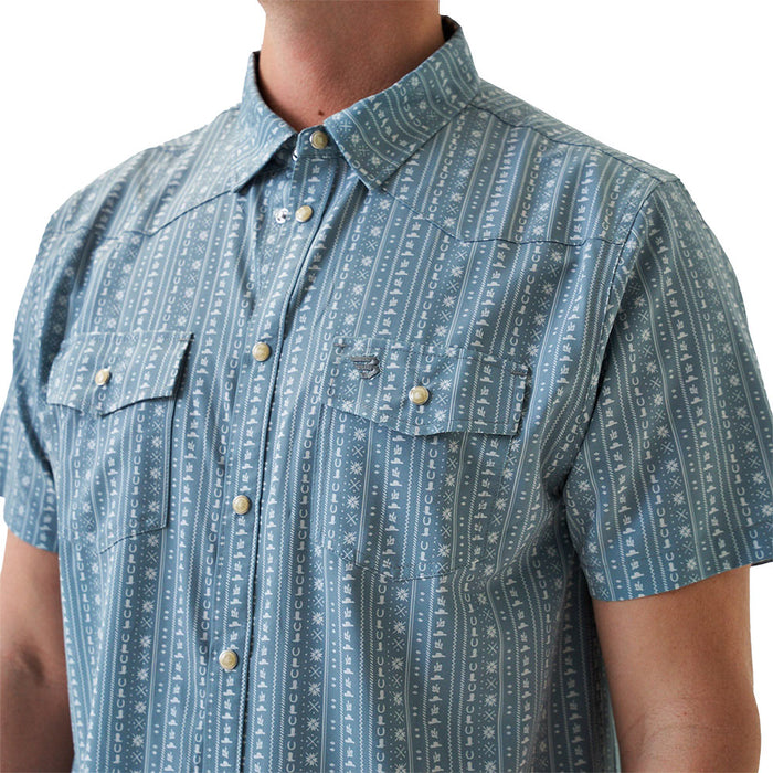 Burlebo Men's Ranch Sage Performance Western Shirt